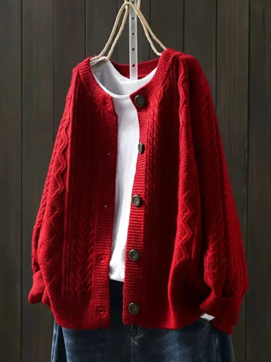 CABLE CARDIGAN