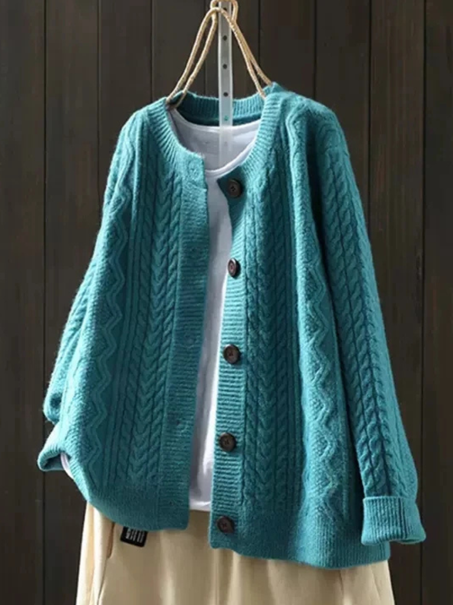 CABLE CARDIGAN