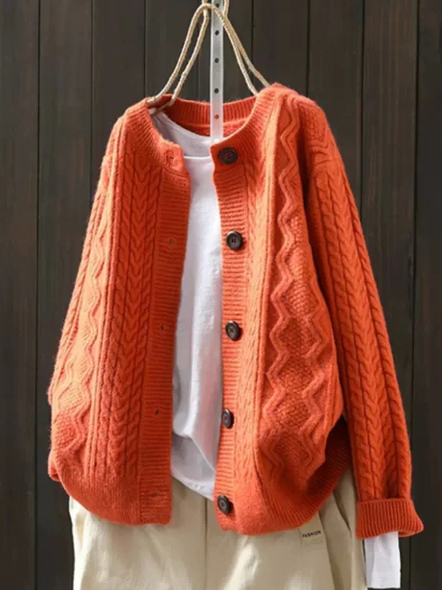 CABLE CARDIGAN