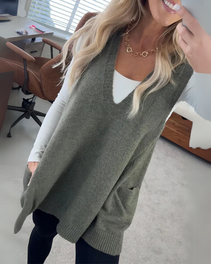 Cozy Knit Vest